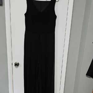 Elegant Black Sleeveless Jumpsuit